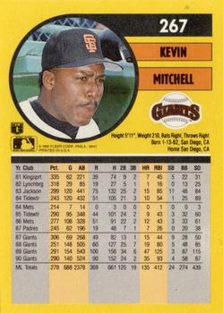 Kevin Mitchell  baseball card collectible - Main Image 2