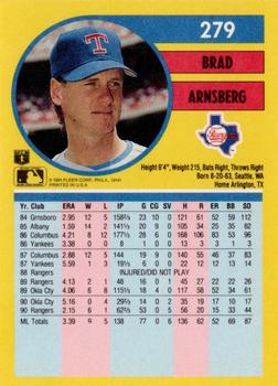 Brad Arnsberg  baseball card collectible - Main Image 2