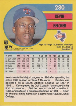 Kevin Belcher  baseball card collectible - Main Image 2