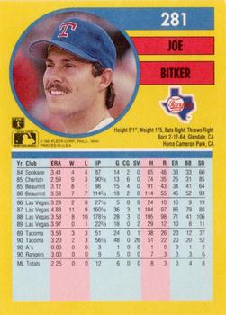 Joe Bitker  baseball card collectible - Main Image 2