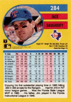 Jack Daugherty  baseball card collectible - Main Image 2