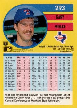 Gary Mielke  baseball card collectible - Main Image 2