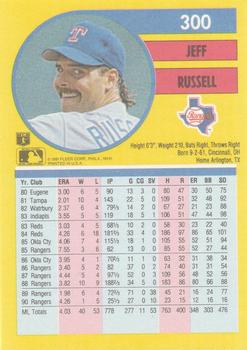 Jeff Russell  baseball card collectible - Main Image 2