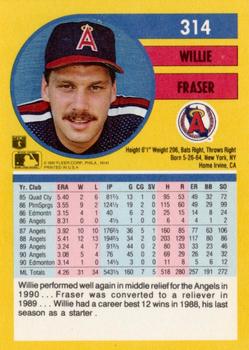Willie Fraser  baseball card collectible - Main Image 2