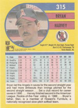 Bryan Harvey  baseball card collectible - Main Image 2