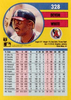 Devon White  baseball card collectible - Main Image 2