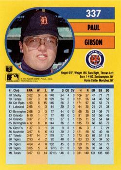 Paul Gibson  baseball card collectible - Main Image 2