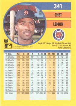 Chet Lemon  baseball card collectible - Main Image 2