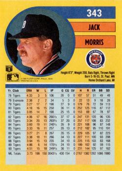 Jack Morris  baseball card collectible - Main Image 2
