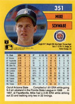 Mike Schwabe  baseball card collectible - Main Image 2
