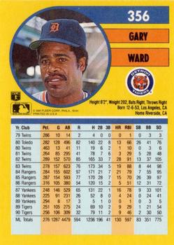 Gary Ward  baseball card collectible - Main Image 2