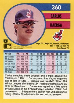 Carlos Baerga  baseball card collectible - Main Image 2