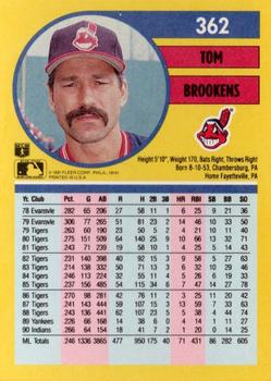 Tom Brookens  baseball card collectible - Main Image 2