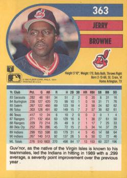 Jerry Browne  baseball card collectible - Main Image 2