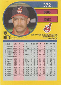 Doug Jones  baseball card collectible - Main Image 2