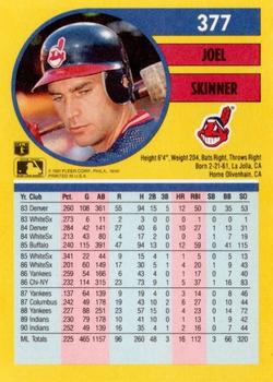 Joel Skinner  baseball card collectible - Main Image 2