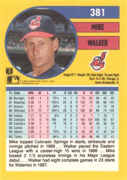 Mike Walker  baseball card collectible - Main Image 2