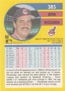 Kevin Wickander  baseball card collectible - Main Image 2
