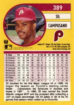 Sil Campusano  baseball card collectible - Main Image 2