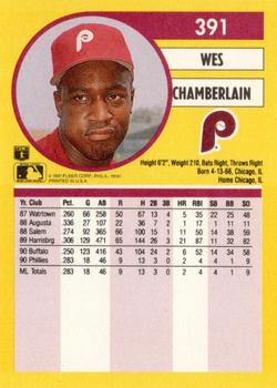 Wes Chamberlain  baseball card collectible - Main Image 2