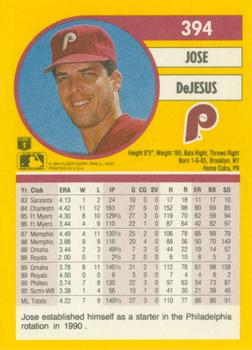Jose DeJesus  baseball card collectible - Main Image 2