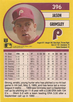 Jason Grimsley  baseball card collectible - Main Image 2