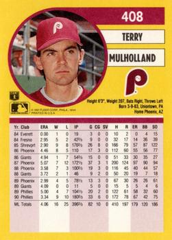 Terry Mulholland  baseball card collectible - Main Image 2