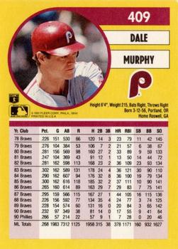 Dale Murphy  baseball card collectible - Main Image 2