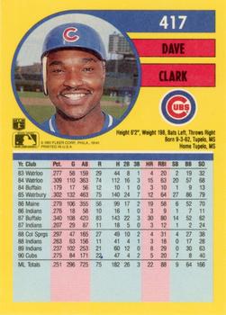 Dave Clark  baseball card collectible - Main Image 2