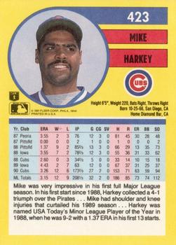 Mike Harkey  baseball card collectible - Main Image 2