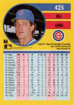 Bill Long  baseball card collectible - Main Image 2