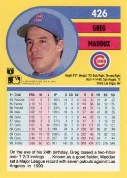 Greg Maddux  baseball card collectible - Main Image 2