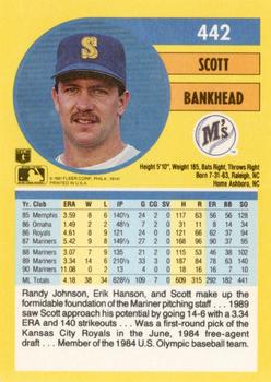 Scott Bankhead  baseball card collectible - Main Image 2