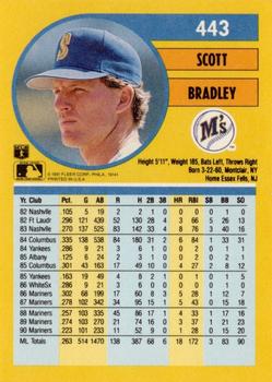 Scott Bradley  baseball card collectible - Main Image 2