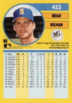 Brian Holman  baseball card collectible - Main Image 2