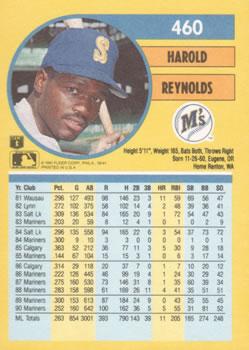 Harold Reynolds  baseball card collectible - Main Image 2