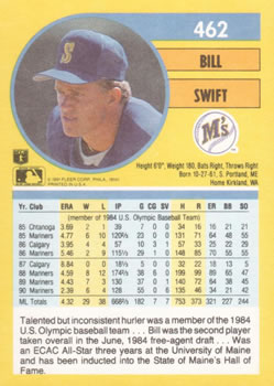 Bill Swift  baseball card collectible - Main Image 2