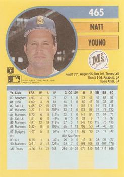 Matt Young  baseball card collectible - Main Image 2