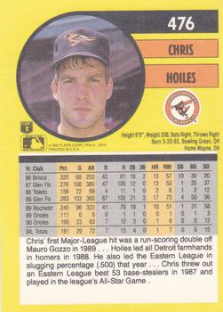 Chris Hoiles  baseball card collectible - Main Image 2