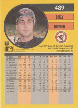 Billy Ripken  baseball card collectible - Main Image 2