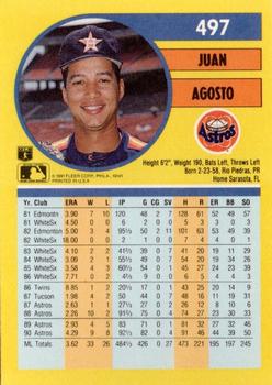 Juan Agosto  baseball card collectible - Main Image 2