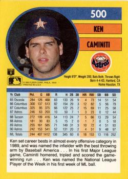 Ken Caminiti  baseball card collectible - Main Image 2