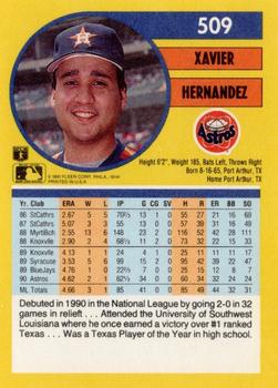 Xavier Hernandez  baseball card collectible - Main Image 2