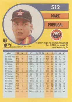 Mark Portugal  baseball card collectible - Main Image 2