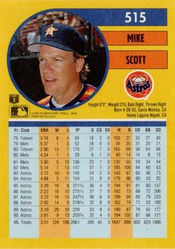 Mike Scott  baseball card collectible - Main Image 2