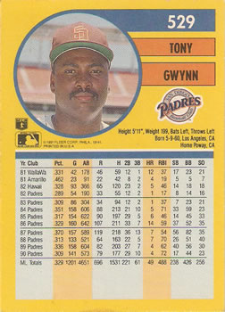 Tony Gwynn  baseball card collectible - Main Image 2