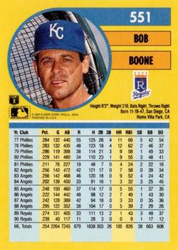 Bob Boone  baseball card collectible - Main Image 2