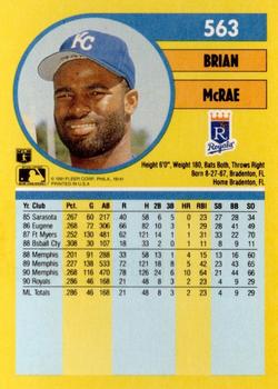 Brian McRae  baseball card collectible - Main Image 2