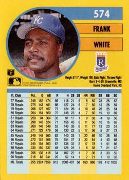 Frank White  baseball card collectible - Main Image 2