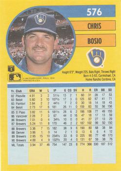Chris Bosio  baseball card collectible - Main Image 2